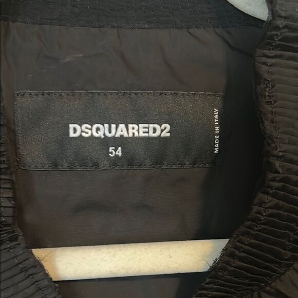 DSquared2 Men's  Black  triple zip Jacket size 54 made in Italy - Picture 5 of 7